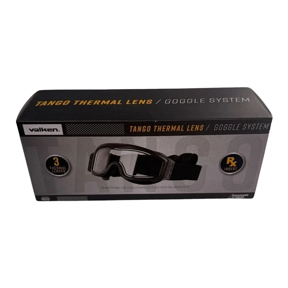 Valken‎ Tango Dual-Pane Thermal Lens Goggle System Multi-Coated Adjustable Strap